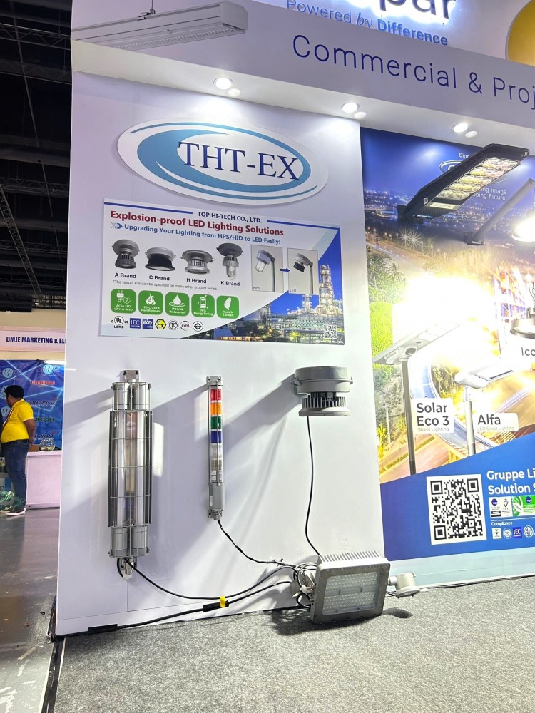 Welcome to the first day of IIEE 2023 in the Philippines_THT-EX Explosion Proof Lighting