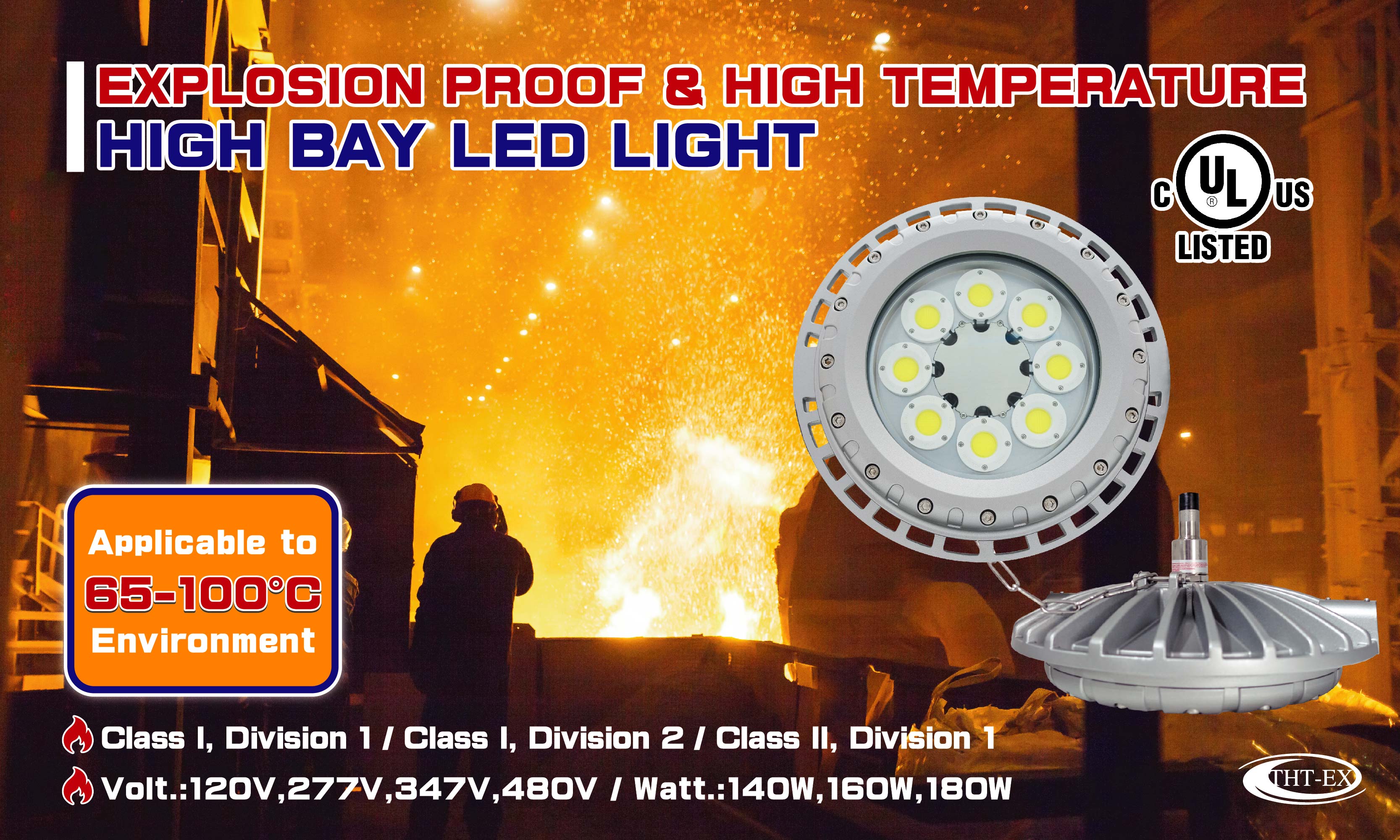 Explosion-proof and High Temperature High Bay LED Light-Model L1512D