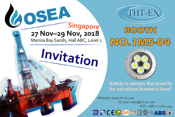 OSEA2018, Singapore_THT-EX_ Explosion proof LED Lighting