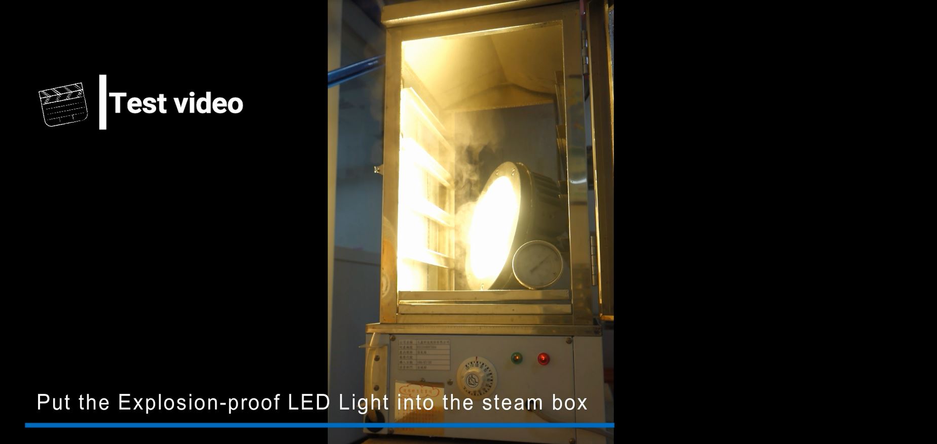 Explosion-proof AC IN LED Light - 100°C Heat Resistance Test