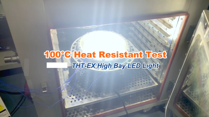【Video】 160W LED High Bay Light_100°C(212°F) Heat Resistant Test