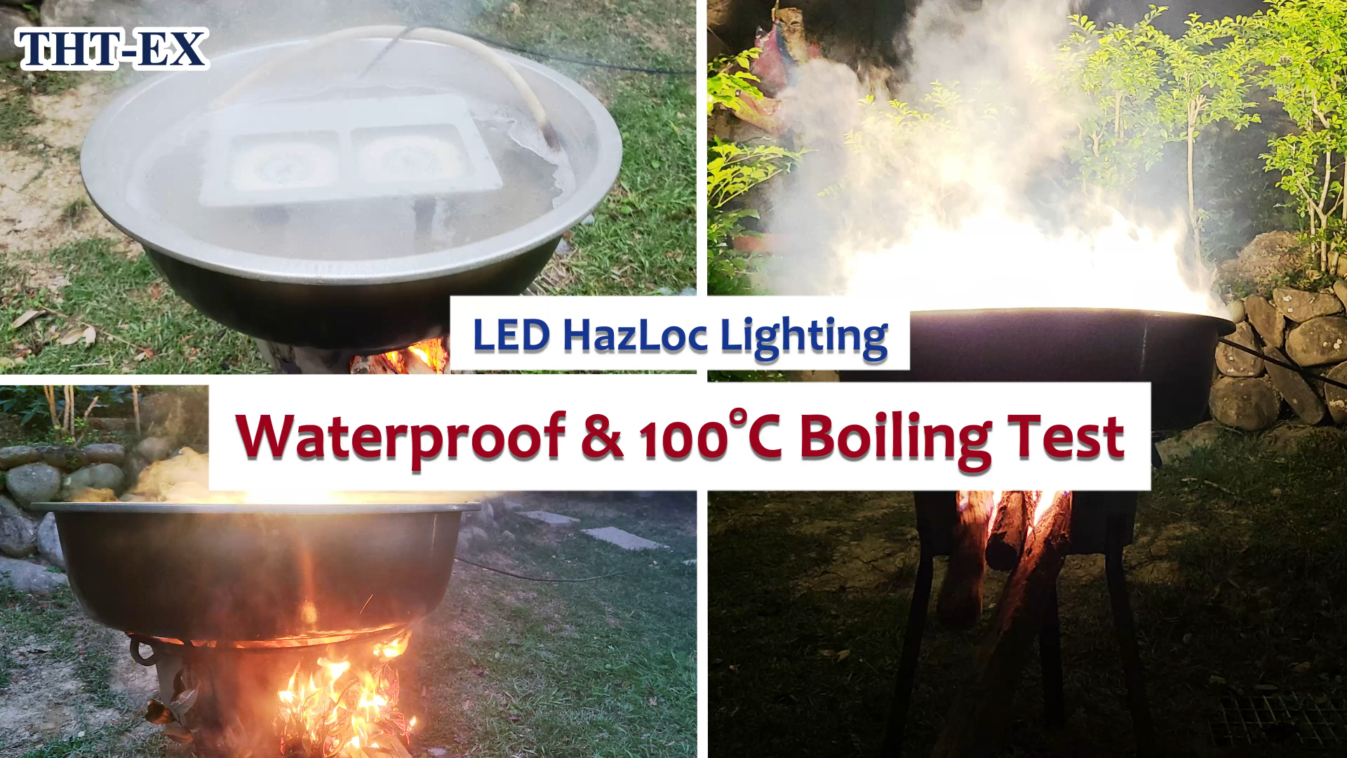 High Temperature 100°C (212°F) Boiling Test for 300W Hazardous Location LED Lighting!