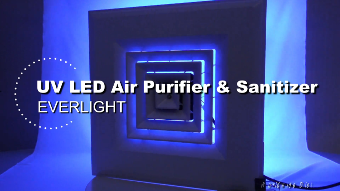 【Video】UV LED Air Purifier & Sanitizer (UVC+UVA) - 99.99% Sterilization Effect!