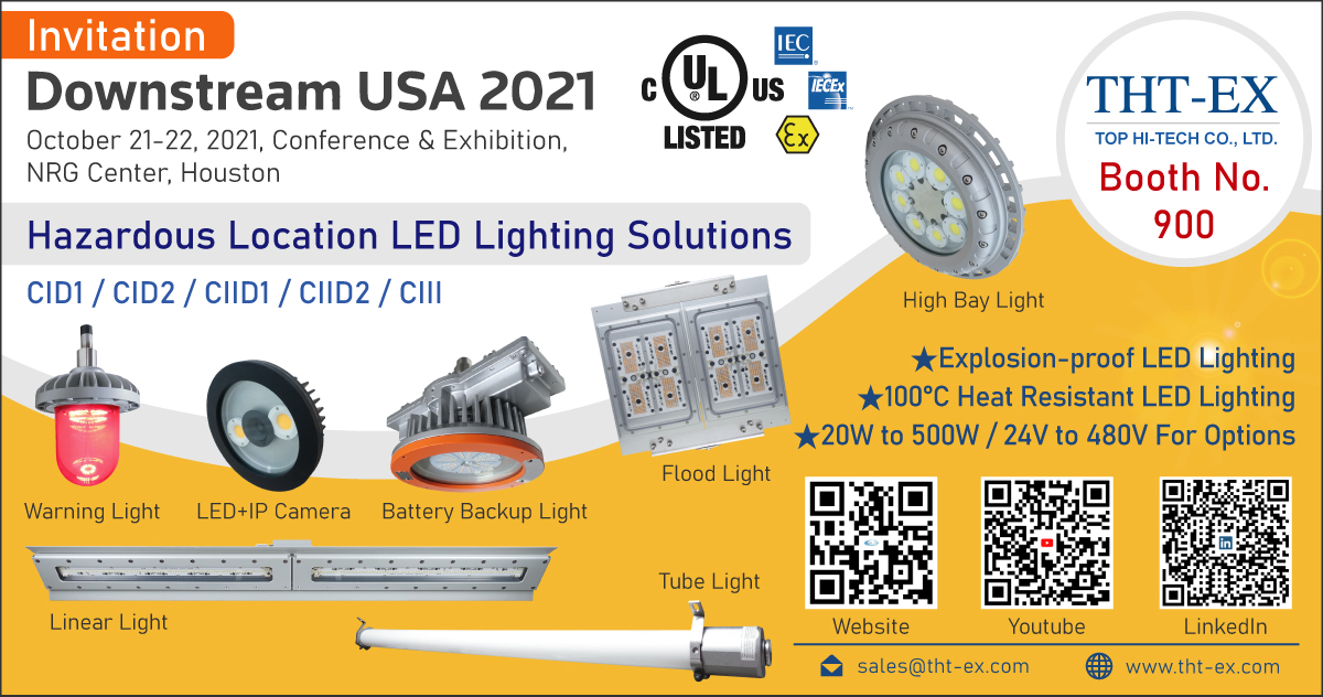 Downstream USA 2021, Welcome to Visit THT-EX Booth (No. 900)!