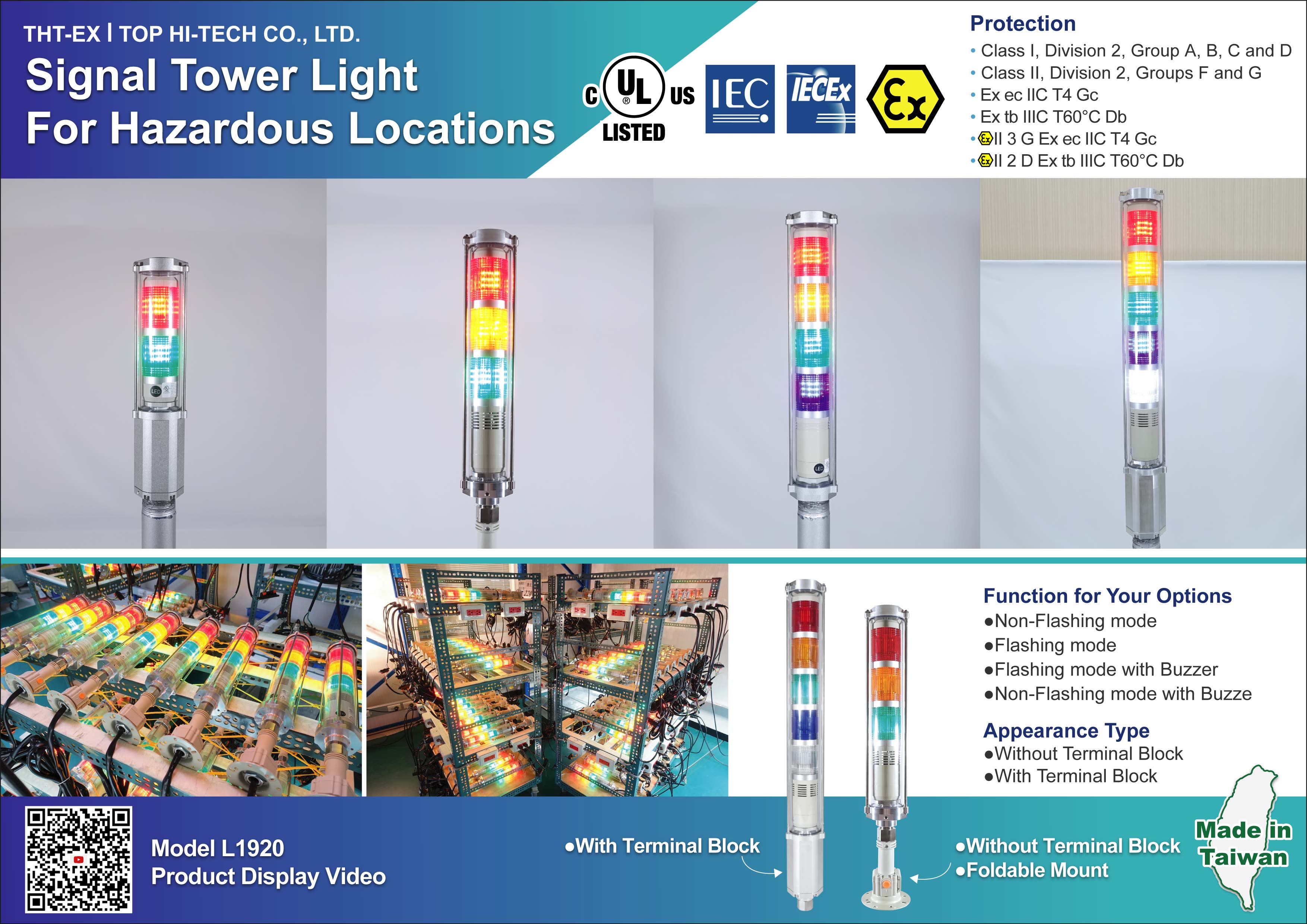 Explosion-proof Signal Tower Light - L1920
