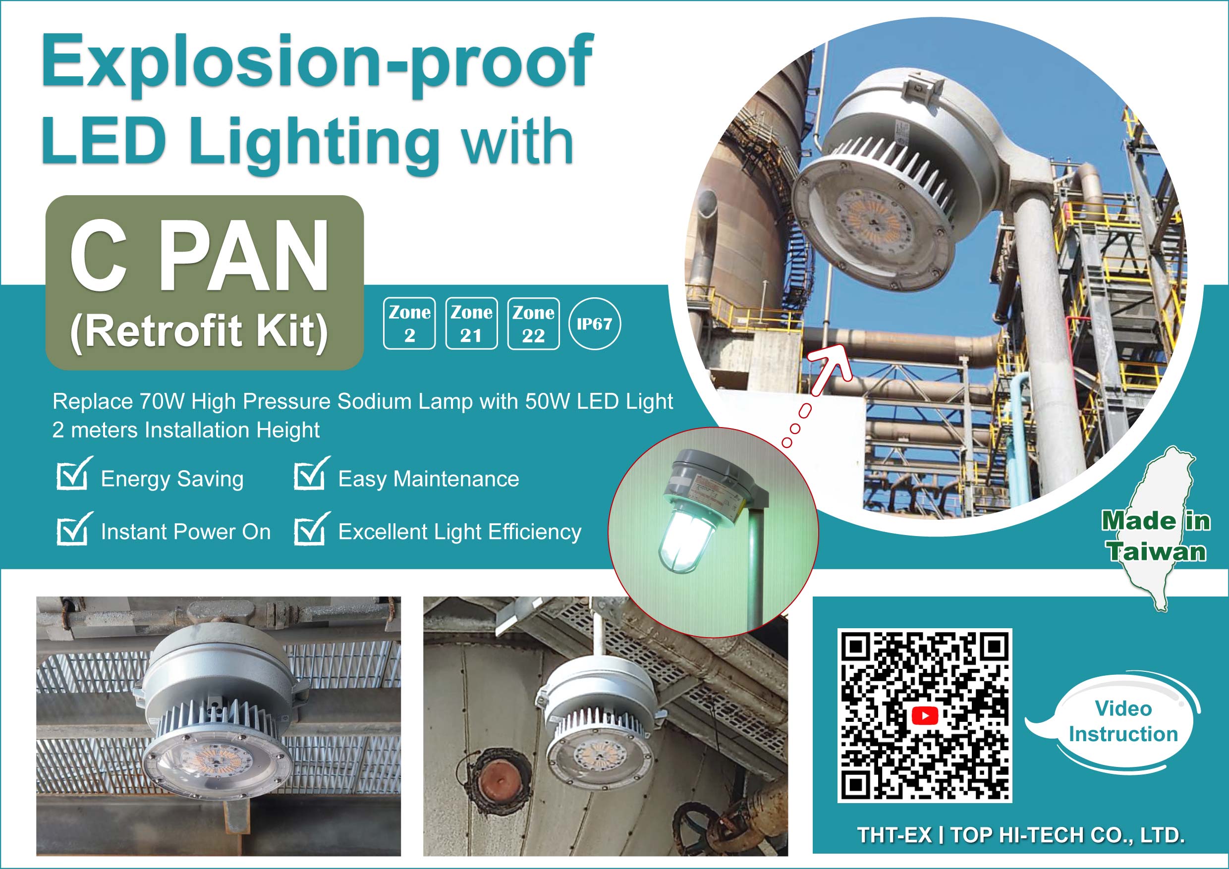 Case Sharing - Replacing Traditional Explosion-proof Lights with LEDs in Petrochemical Plants