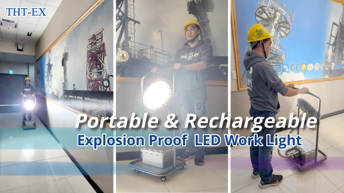 Portable & Rechargeable Explosion-proof Work Light for Safe and Efficient Operations