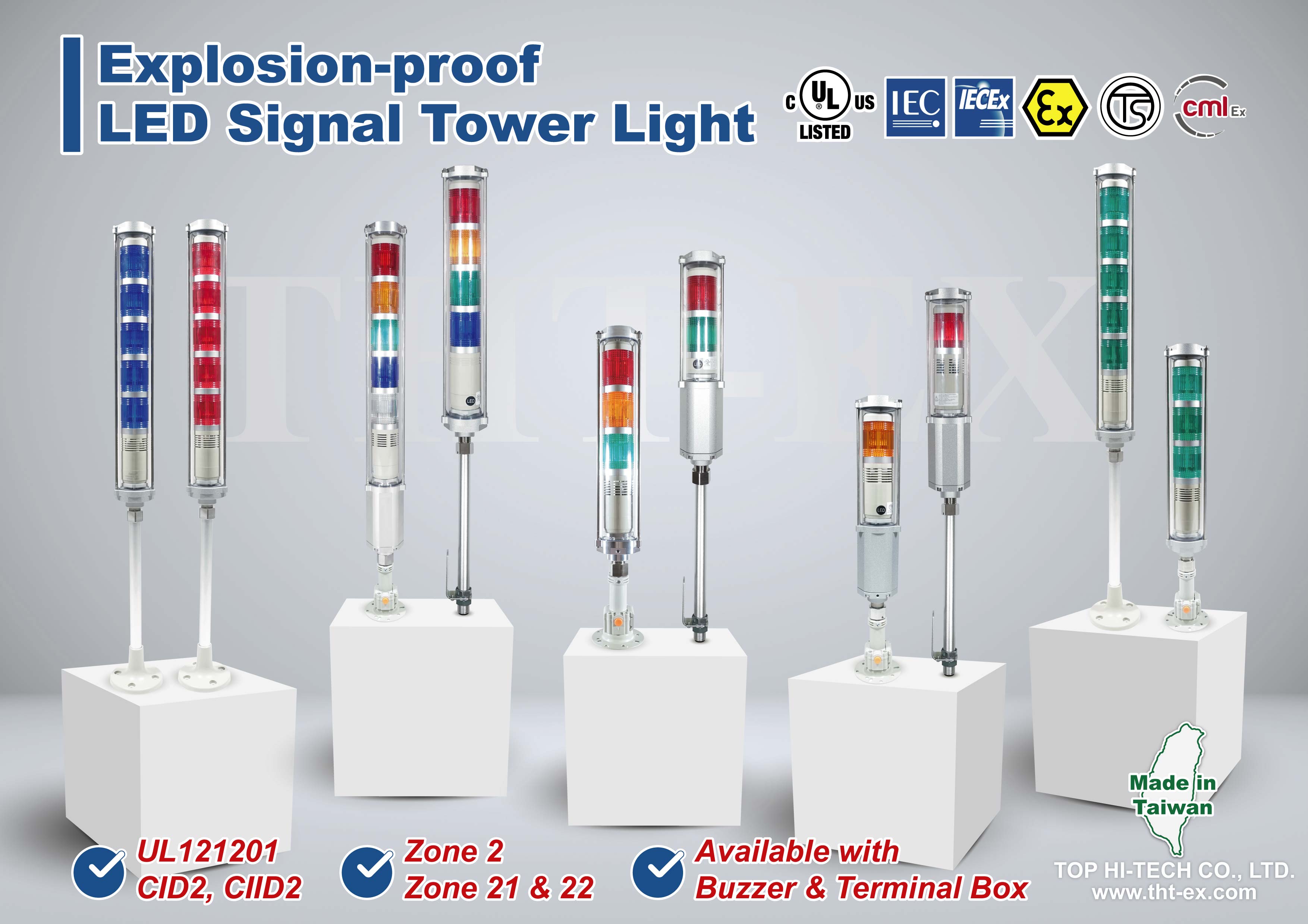 The Application of THT-EX Explosion-proof Signal Tower Light, All Up to You!