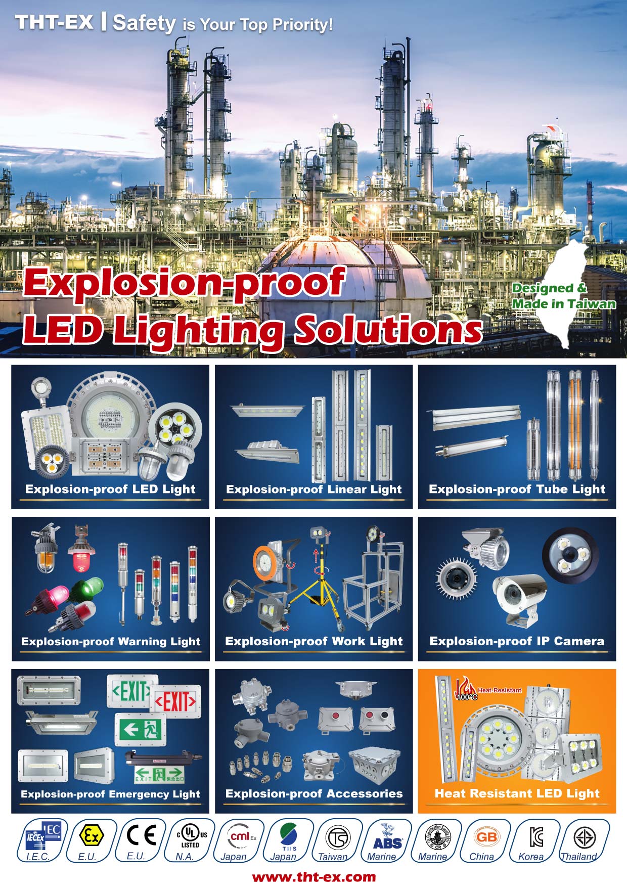 Taiwan's Leading Manufacturer of Explosion-proof LED Lights: THT-EX
