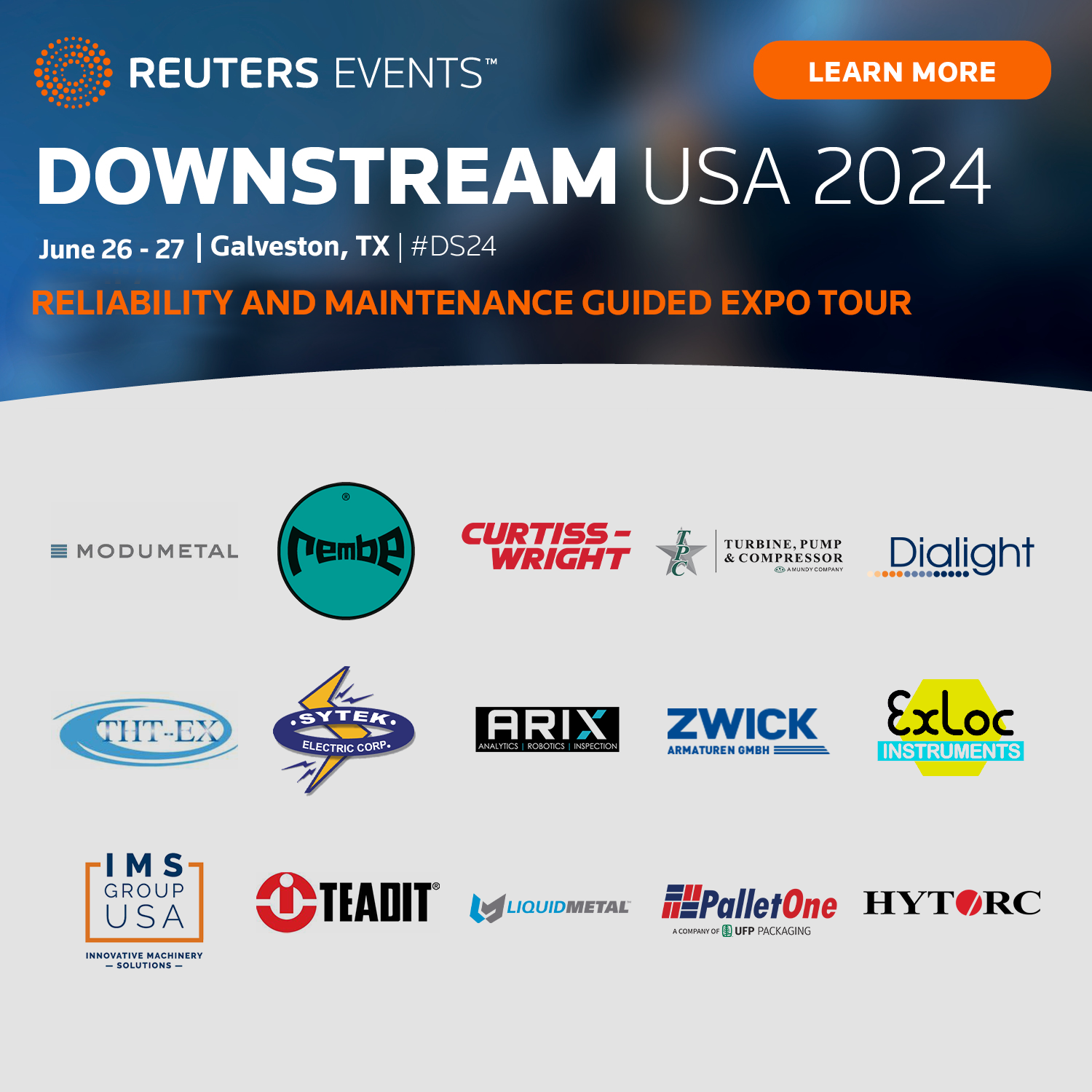 Downstream USA 2024 Reliability & Maintenance Guided Expo Tour!