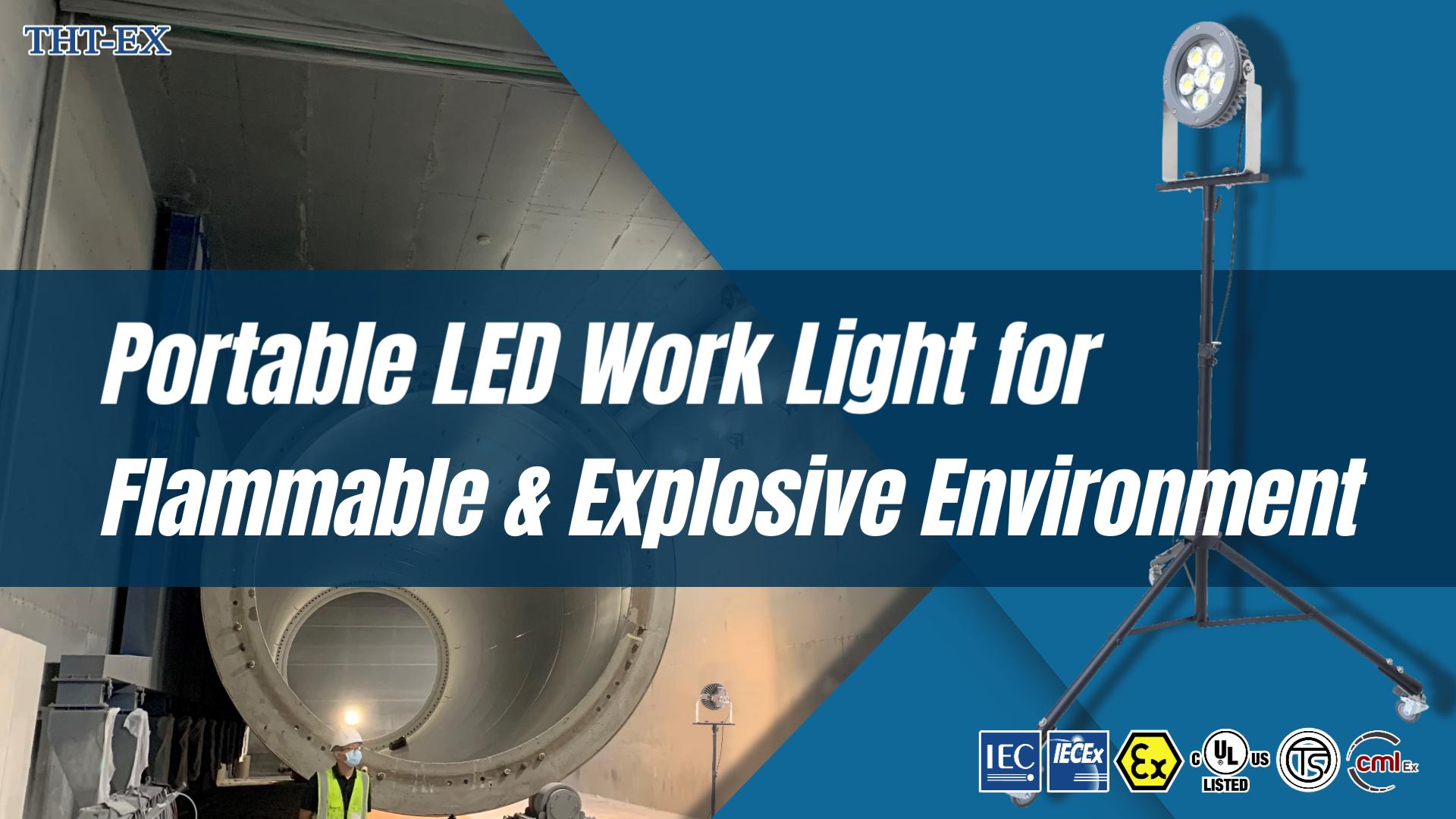 Portable LED Work Light / Maintenance Light for Flammable & Explosive Environment
