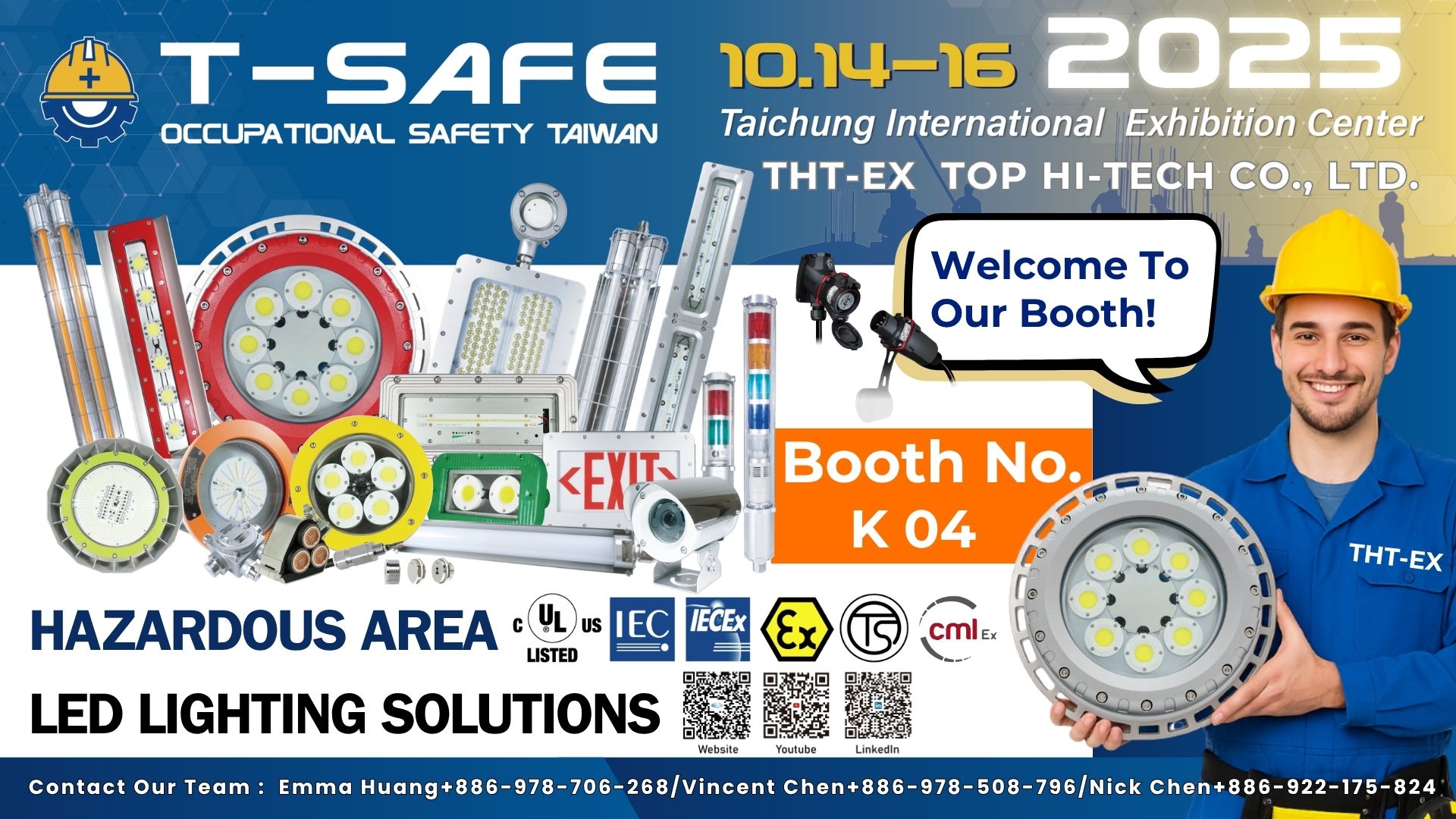 We sincerely invite T-SAFE 2025: Taichung Industrial & Occupational Safety Exhibition