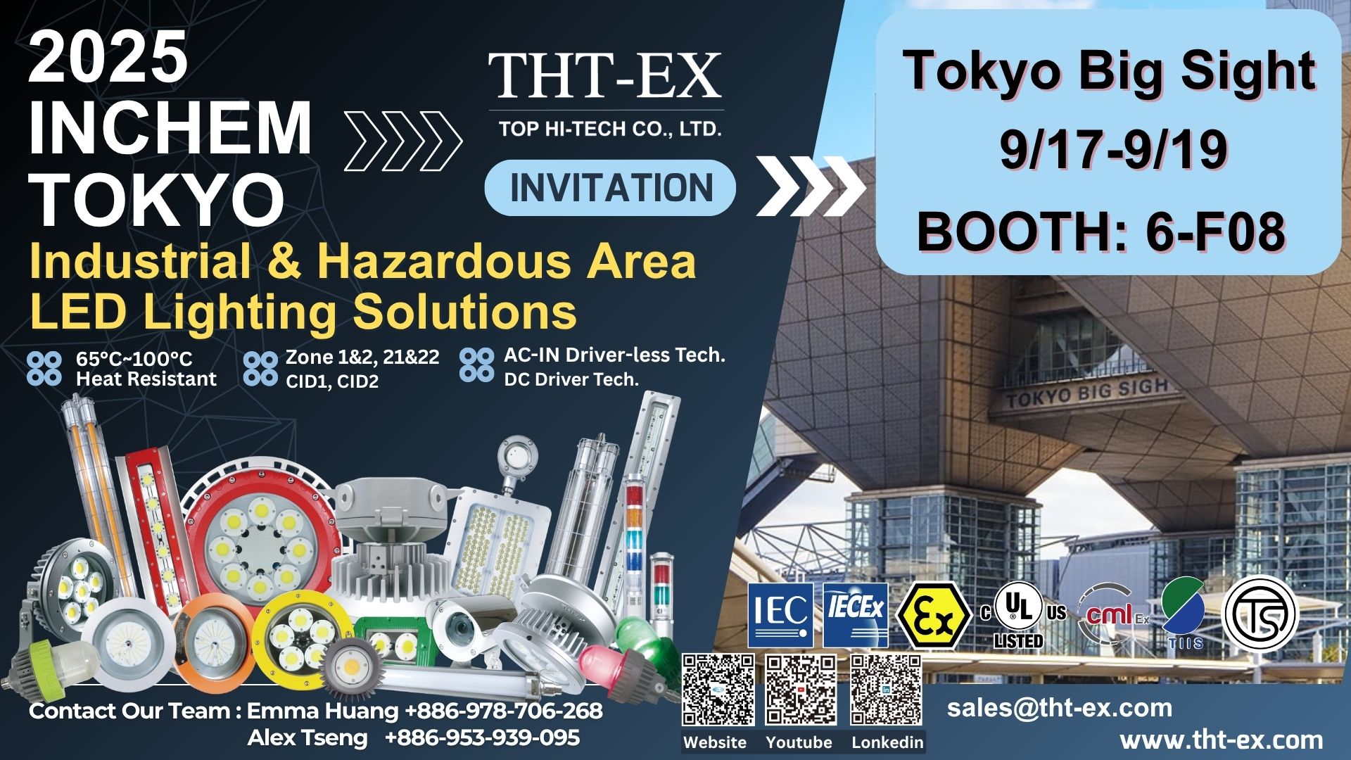  THT-EX at 2025 INCHEM Tokyo Exhibition