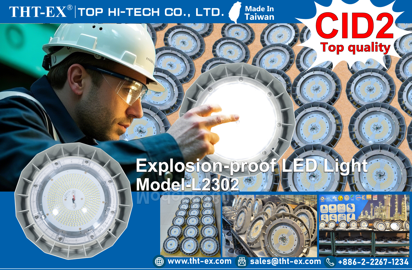 THT-EX L2302 Series: Redefining High-Value Explosion-Proof Lighting