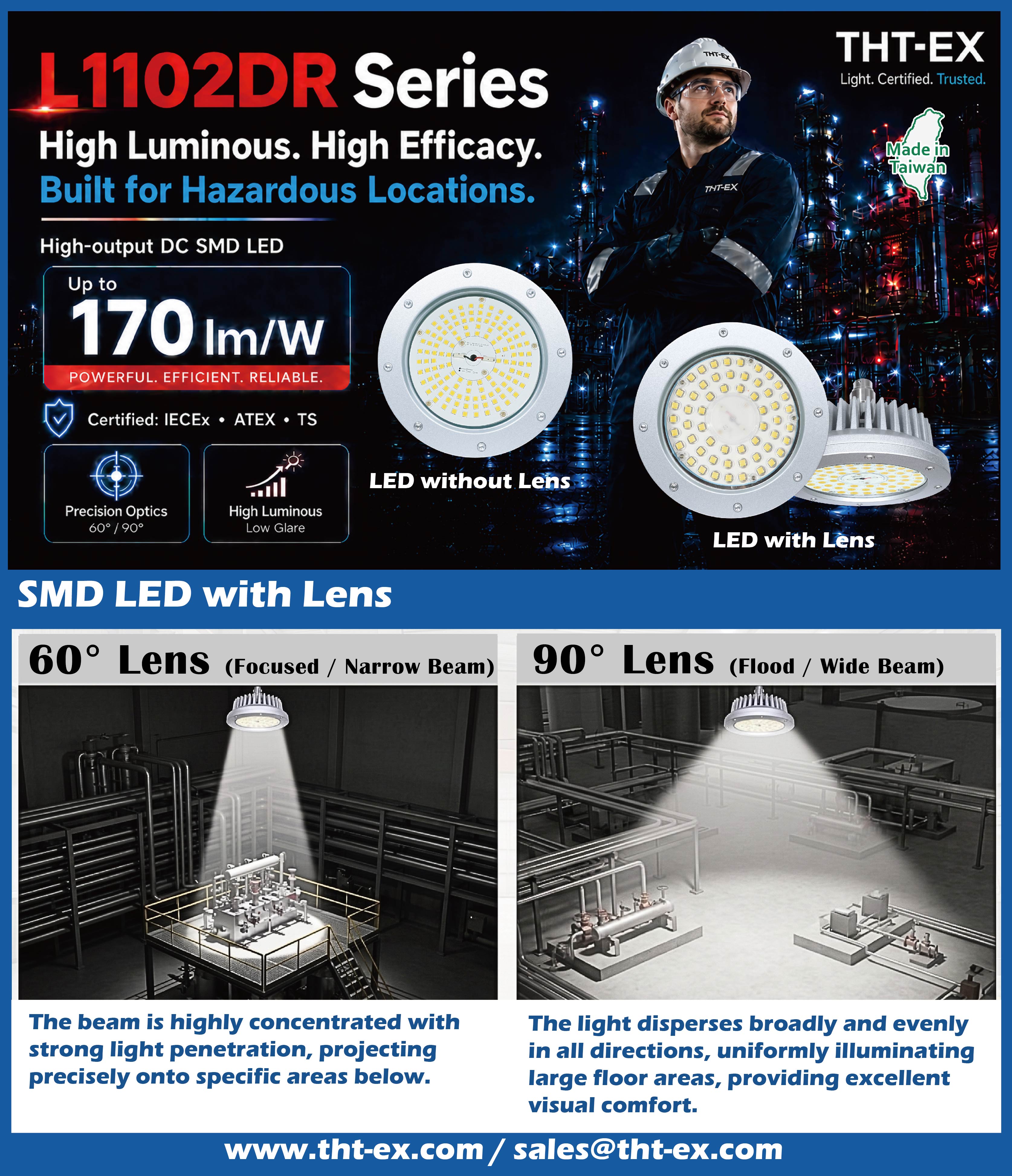 Stop wasting energy on inefficient lighting in your hazardous areas! Stop wasting energy on inefficient lighting in your hazardous areas!