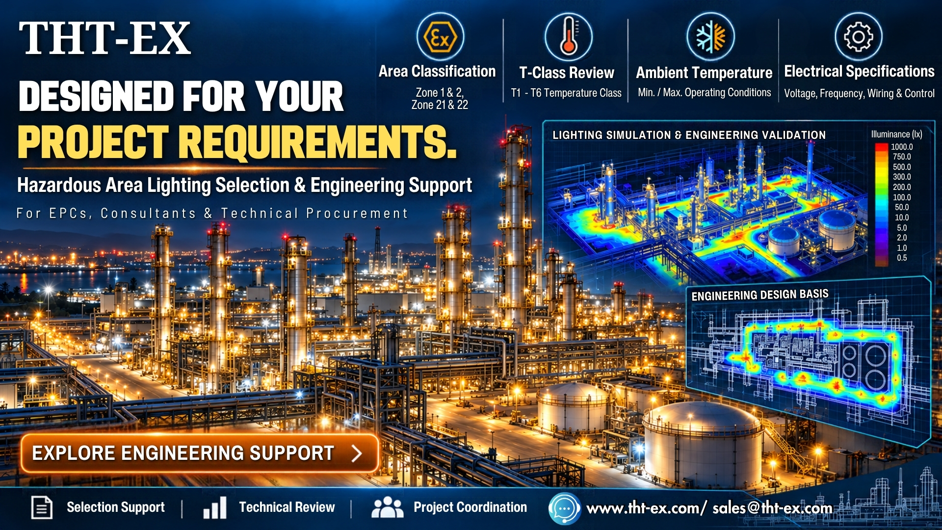 Hazardous Area Lighting Selection & Engineering Support Hazardous Area Lighting Selection & Engineering Support
