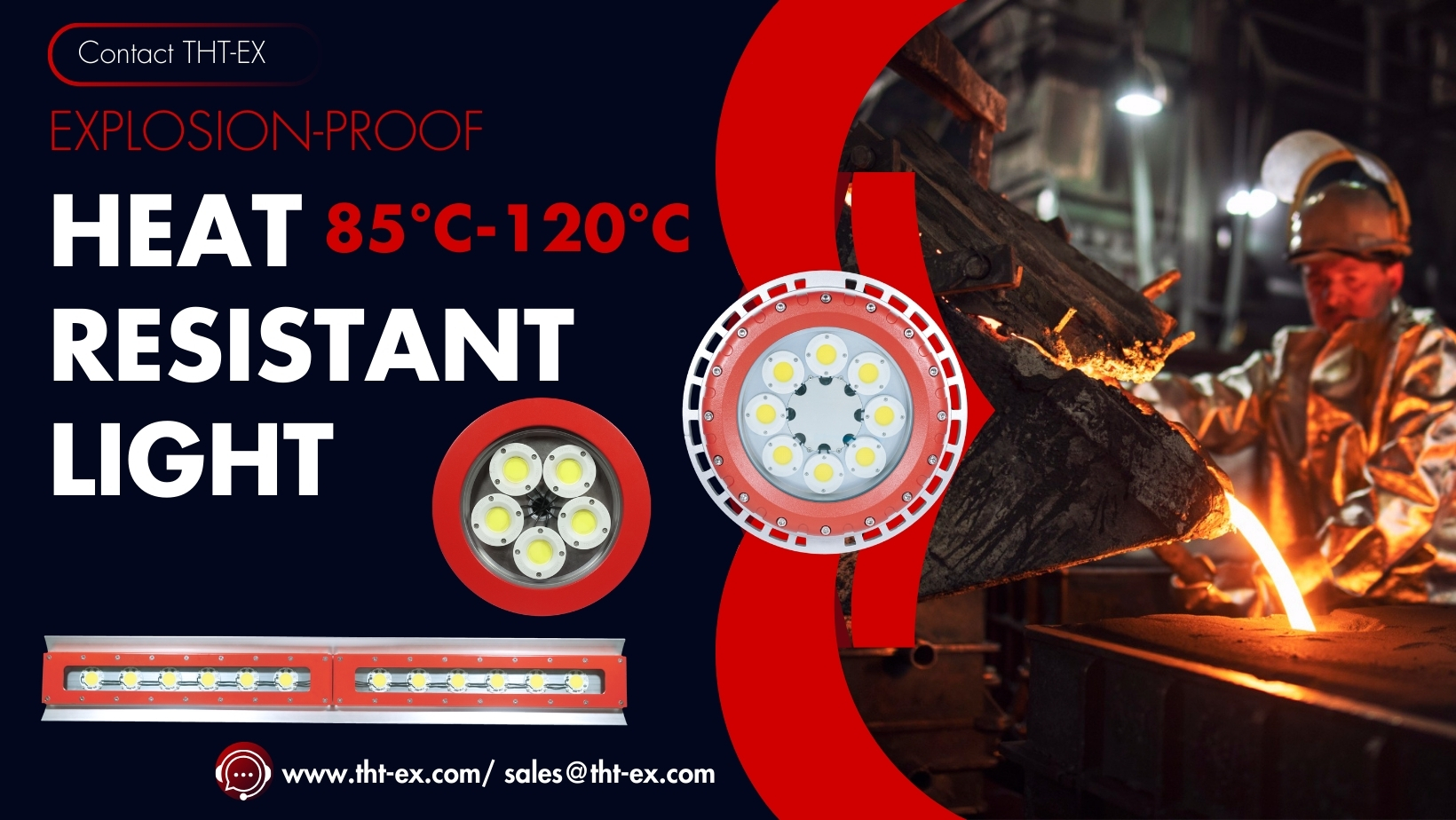 World’s FIRST UL Certified 100°C High-Temp Explosion-Proof LED | THT-EX Breakthrough World’s FIRST UL Certified 100°C High-Temp Explosion-Proof LED | THT-EX Breakthrough