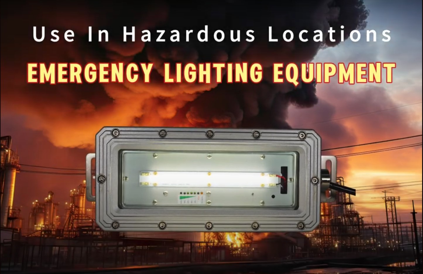 Explosion-Proof Emergency Light | UL924 + UL844 Certified | THT-EX L1320 Launch
