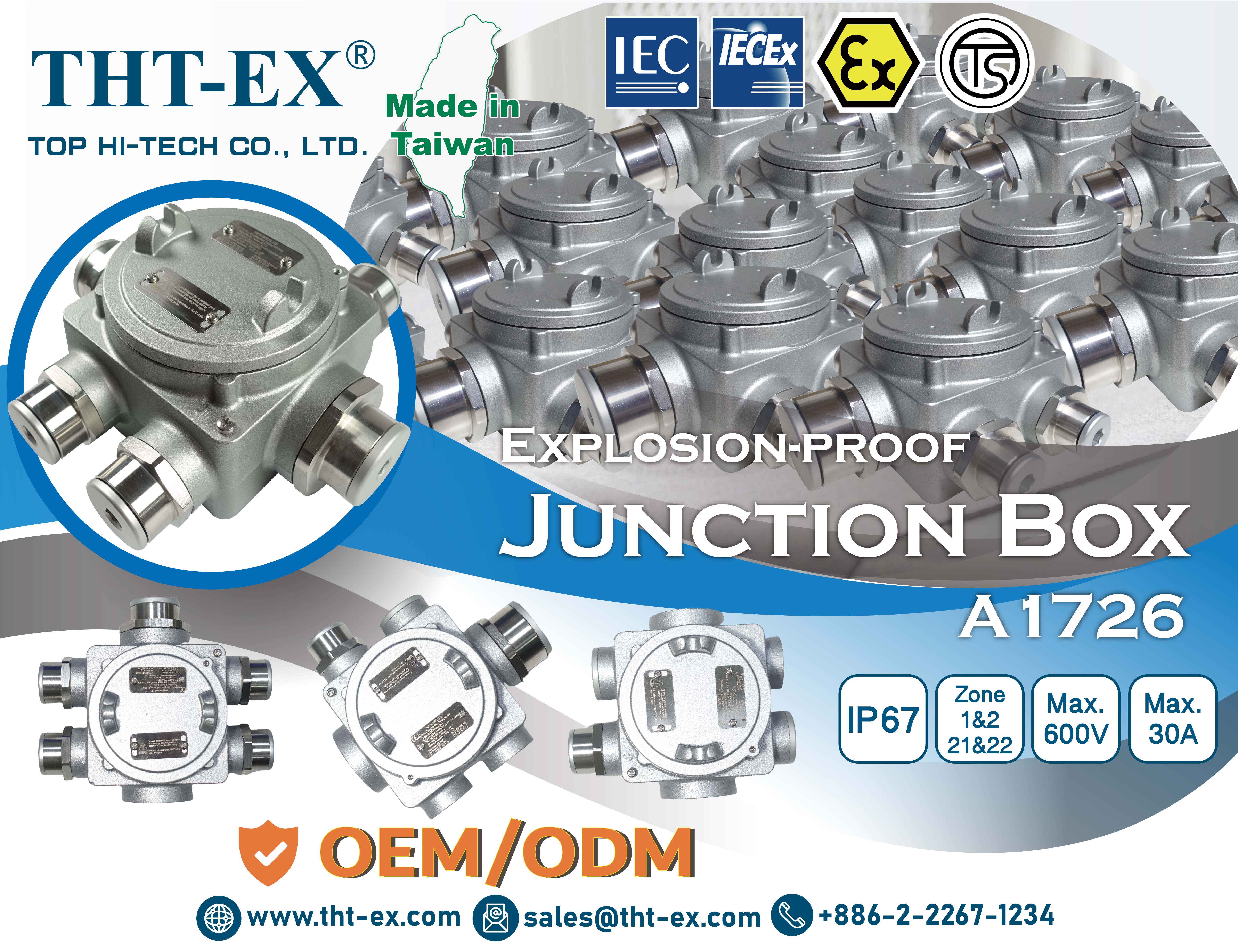 Enhanced Safety at its Core｜THT-EX A1726 Explosion-Proof Junction Box