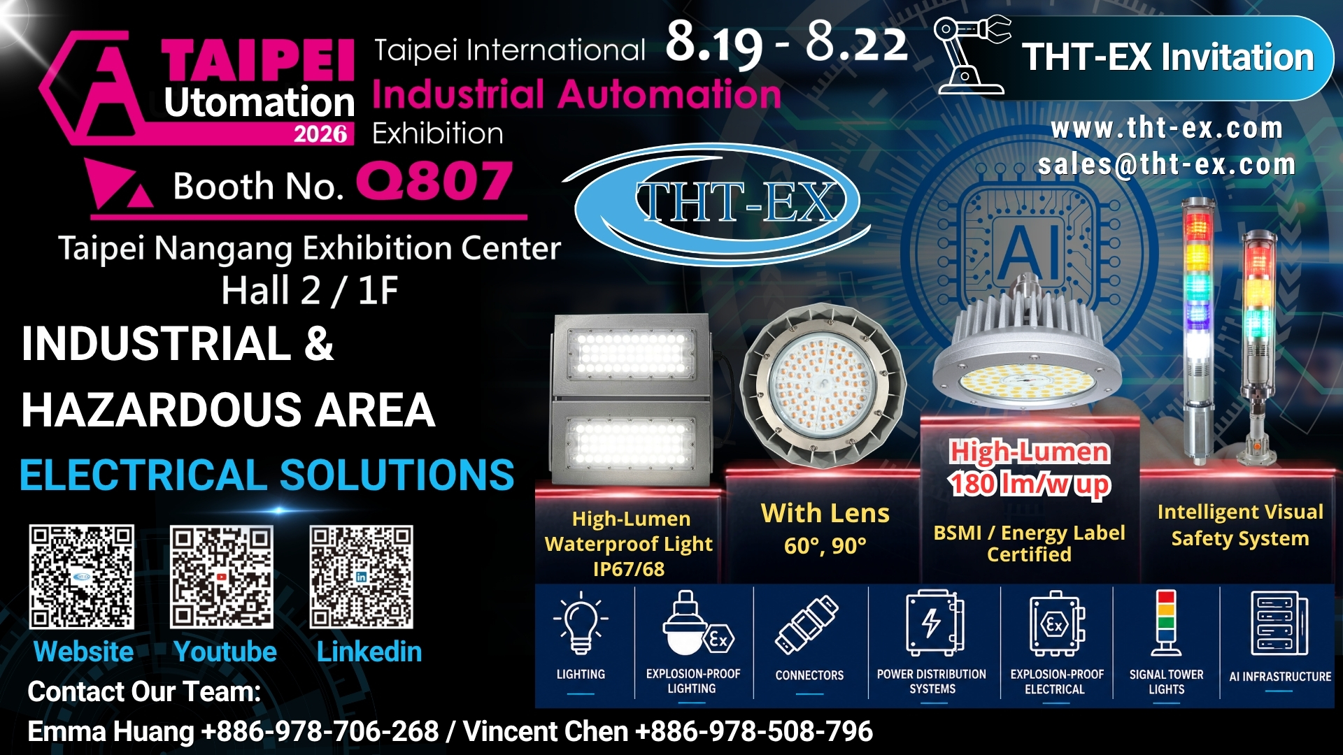 THT-EX is Coming to Taipei Automation 2026! THT-EX is Coming to Taipei Automation 2026!