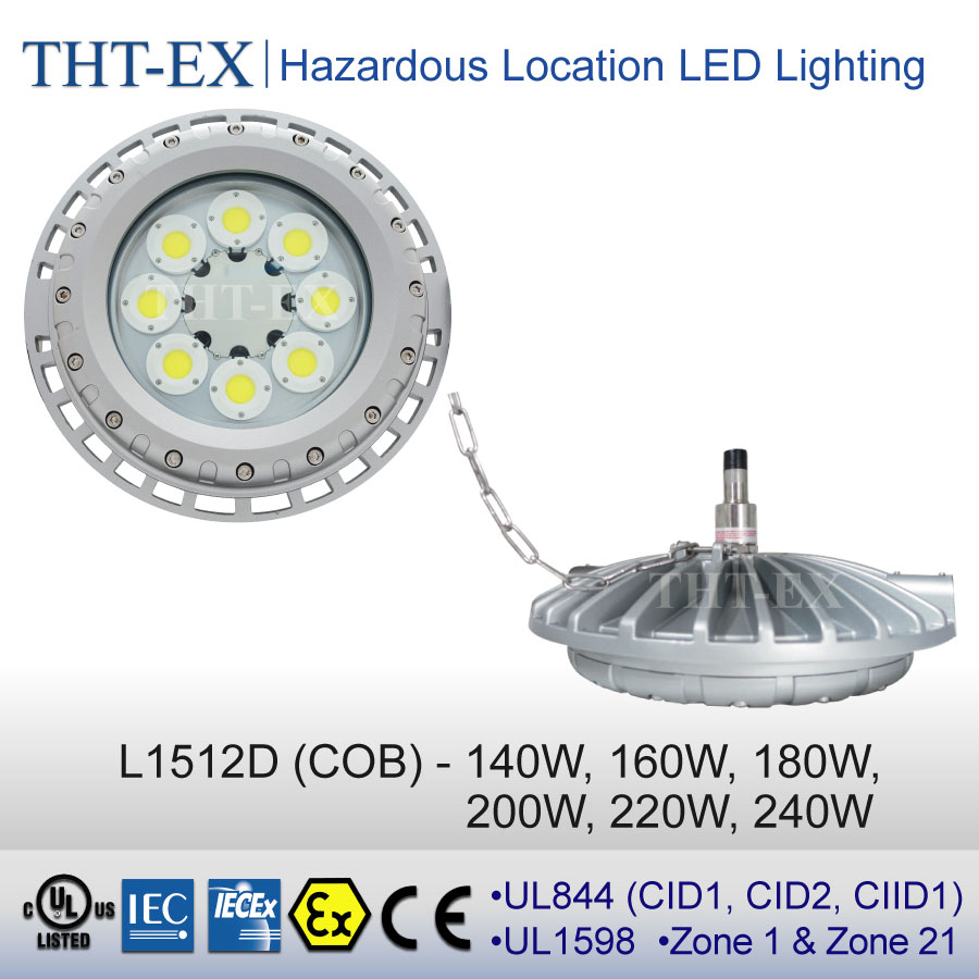 ATEX/IECEx Rated IP67 140W Explosion Proof LED Light Tower Quadpod Mount C1D2 C2D2 